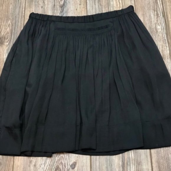 Banana Republic Smocked Pleated Ruched Panel Skirt - Picture 1 of 8